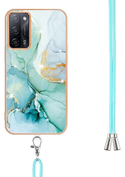 Oppo A16/A16S/A54S Tampon Anti-Scratch Yumuşak Crossbody Kordon Için Kılıf (Yurt Dışından)