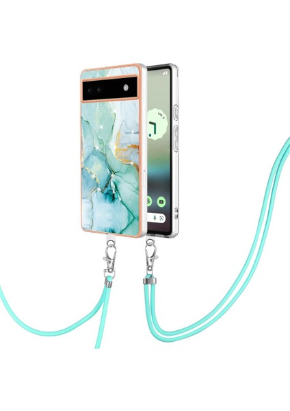 Google Piksel 6A Tampon Crossbody Kordon Askısı Anti-Scratch Yumuşak (Yurt Dışından)