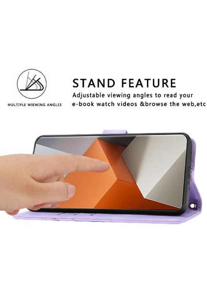 Xiaomi Redmi Not 13 Pro Artı Pu Deri Kapak Kredi Kartı Için Filp Durumda (Yurt Dışından)