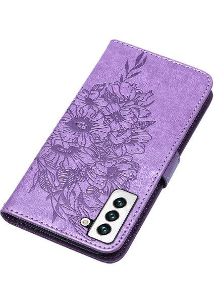 Samsung Galaxy S22 5g Kabartma Kelebek Premium Deri Flip Case (Yurt Dışından) modelleri