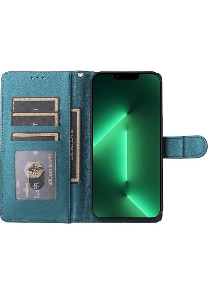 Iphone 13 Için Flip Case Pro Cüzdan Kapak Çevirin Deri Kılıf Darbeye (Yurt Dışından) modelleri