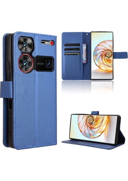 Nubia Z60 Ultra Kart Tutucu Manyetik Cüzdan Kapak Kickstand Için Kılıf (Yurt Dışından)