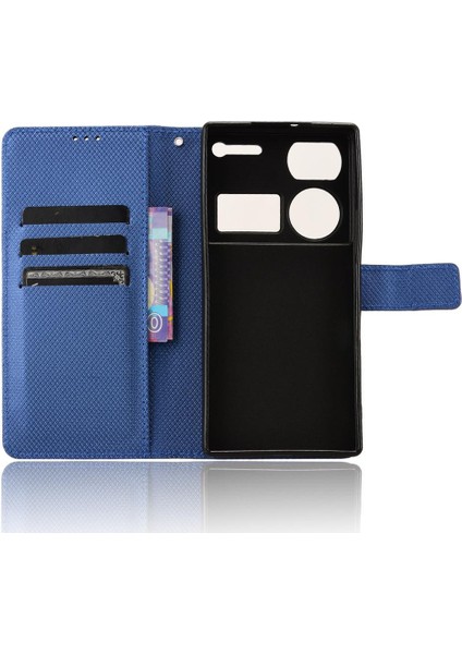 Nubia Z60 Ultra Kart Tutucu Manyetik Cüzdan Kapak Kickstand Için Kılıf (Yurt Dışından)
