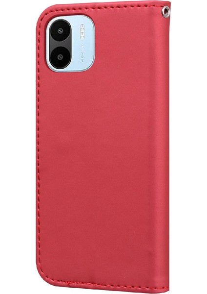 Xiaomi Redmi A1 Deri Kılıf Için Flip Case Basit Iş Darbeye (Yurt Dışından)