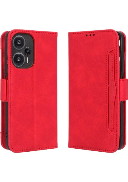 Xiaomi Poco F5 5g Için Kılıf Ayarlanabilir Ayrılabilir Kart Tutucu Manyetik Kapatma Deri Cüzdan Kapak (Yurt Dışından) fırsatları