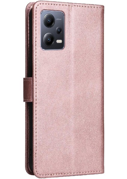 Xiaomi Redmi Not 12 Için Flip Case 5g Klasik Düz Renk Iş Cüzdan (Yurt Dışından)