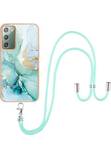 Samsung Galaxy Not 20 Için Kılıf 5g Mermer Tampon Crossbody Kordon Askısı (Yurt Dışından) fırsatları