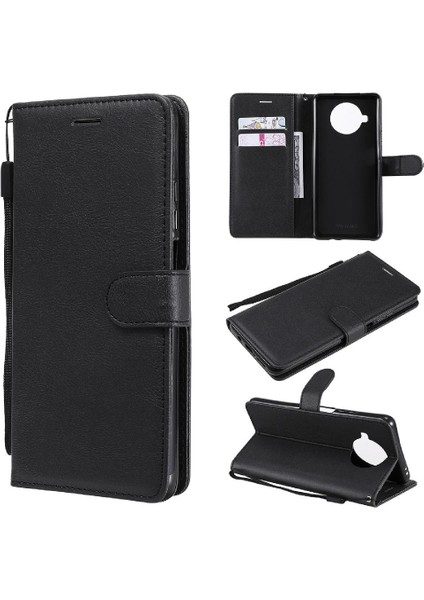 Xiaomi 10T Lite Için Flip Case Yüksek Kaliteli Deri Iş Cüzdan Telefon (Yurt Dışından)