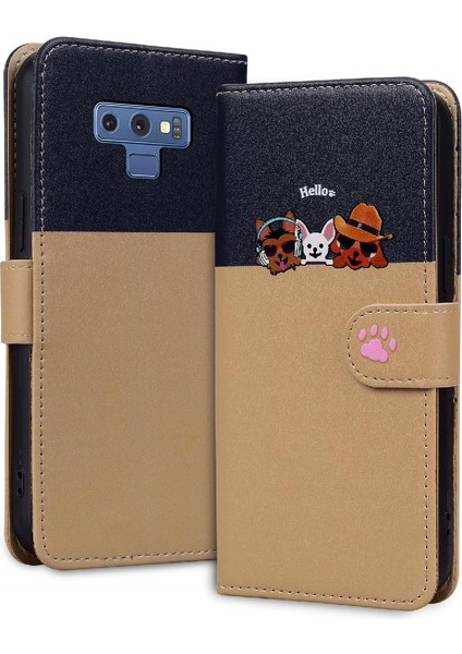 Samsung Galaxy Not 9 Kılıf Için Kılıf Basit Iş Cüzdan Flip (Yurt Dışından) modelleri