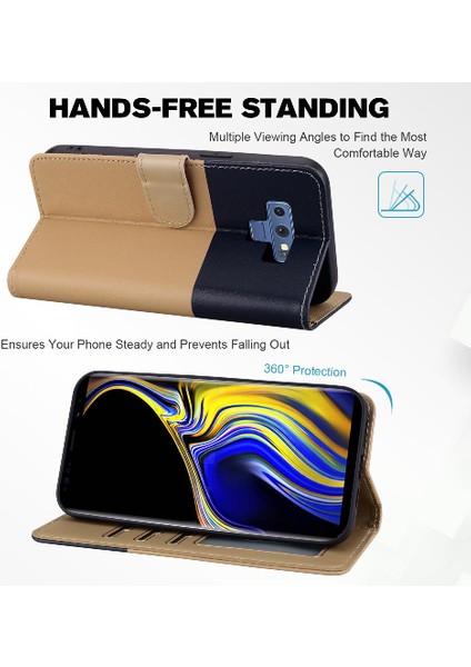 Samsung Galaxy Not 9 Kılıf Için Kılıf Basit Iş Cüzdan Flip (Yurt Dışından) indirimleri