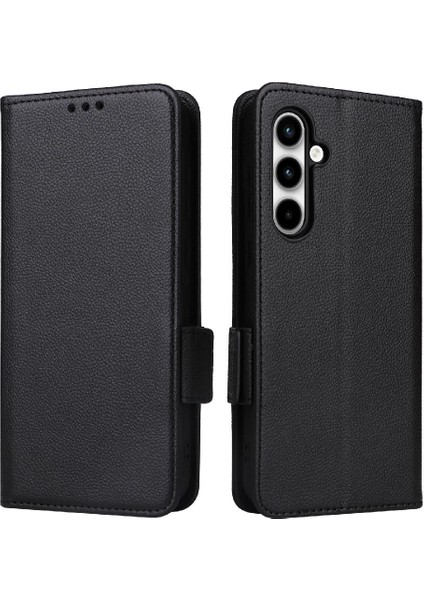 Samsung Galaxy A35 5g Manyetik Yan Toka Pu Deri Cüzdan Kart (Yurt Dışından)