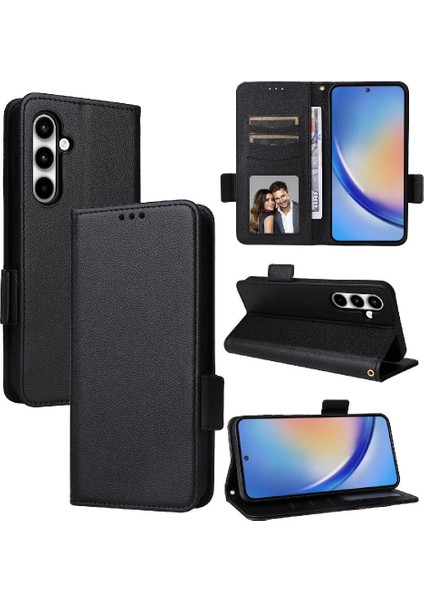 Samsung Galaxy A35 5g Manyetik Yan Toka Pu Deri Cüzdan Kart (Yurt Dışından) modelleri