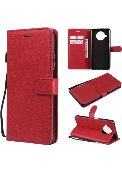 Xiaomi 10T Lite Için Flip Case Yüksek Kaliteli Deri Iş Cüzdan Telefon (Yurt Dışından)