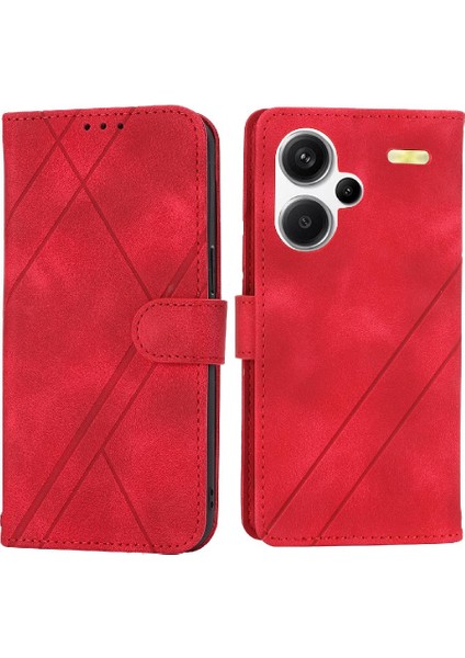 Xiaomi Redmi Not 13 Pro Artı Pu Deri Kapak Kredi Kartı Için Filp Durumda (Yurt Dışından)