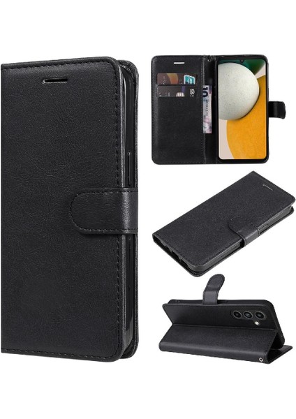 Samsung Galaxy A15 Iş Cüzdan Telefon Kılıfı Için Flip Case Klasik Katı (Yurt Dışından)