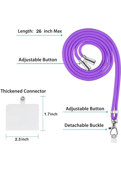 Samsung Galaxy S23 Fe 5g Için Kılıf Crossbody Kordon Askısı Anti-Scratch (Yurt Dışından)