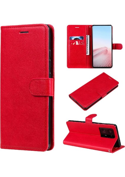 Kart Yuvası ile Xiaomi Mix 4 Için Flip Case Iş Cüzdan Telefon Kılıfı Katı (Yurt Dışından)
