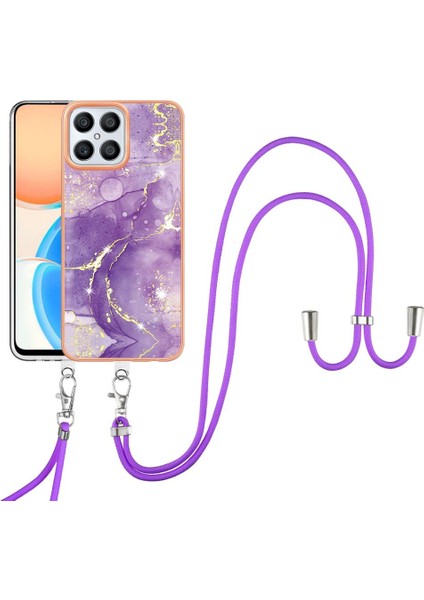 Onur X8 4g Anti-Scratch Yumuşak Mermer Crossbody Kordon Askısı Için Kılıf (Yurt Dışından)