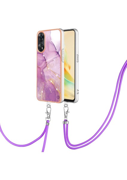 Oppo Oppo 8t 4g Tampon Mermer Crossbody Kordon Askısı Için Kılıf Yumuşak (Yurt Dışından) fiyatları