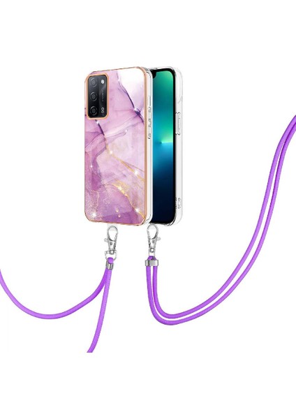 Oppo A16/A16S/A54S Tampon Anti-Scratch Yumuşak Crossbody Kordon Için Kılıf (Yurt Dışından)