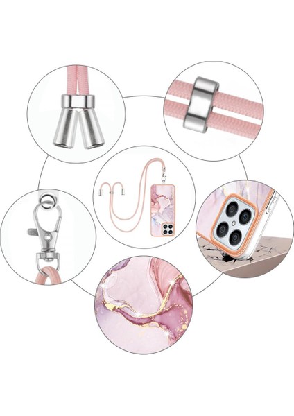 Onur X8 4g Anti-Scratch Yumuşak Mermer Crossbody Kordon Askısı Için Kılıf (Yurt Dışından) modelleri