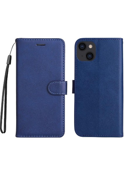 Kart Yuvası ile iphone 14 Için Flip Case Artı Yüksek Kaliteli Deri Klasik (Yurt Dışından)