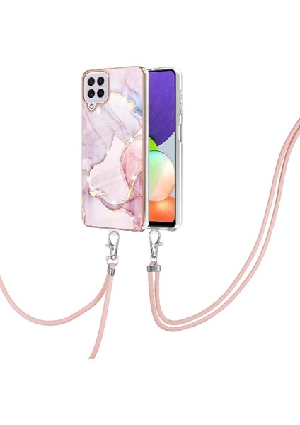 Samsung Galaxy A22 4g Mermer Crossbody Kordon Askısı Anti-Scratch Için Kılıf (Yurt Dışından) fırsatları