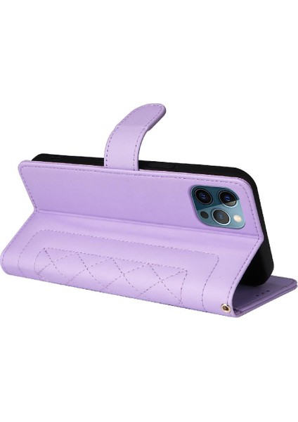 Iphone 12 Için Flip Case Pro Max Deri Kılıf Kapak Çevirin Darbeye Basit (Yurt Dışından)