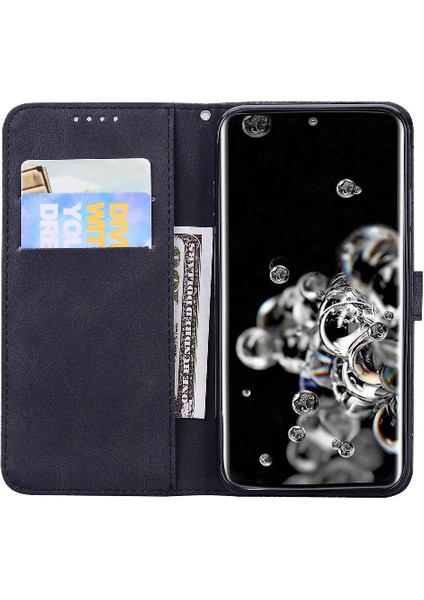 Samsung Galaxy S20 Ultra Flip Telefon Kılıfı Için Kart Yuvası Standı ile (Yurt Dışından)