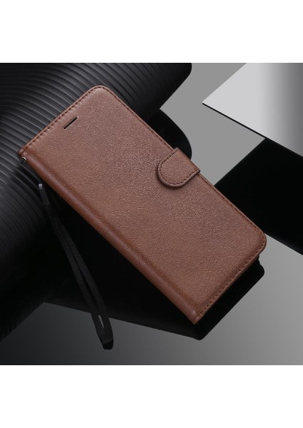 Kart Yuvası ile Xiaomi Poco X3 Nfc Için Flip Case Yüksek Kalite Deri Telefon (Yurt Dışından)