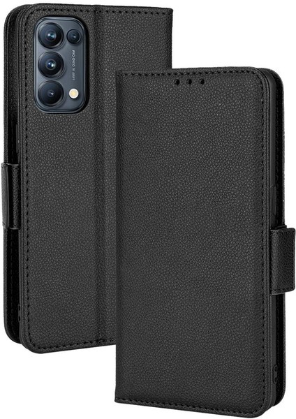 Oppo Oppo 5 Pro Için Kılıf Manyetik Yan Toka Pu Deri Cüzdan Kart Yuvaları (Yurt Dışından) modelleri