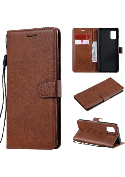 Samsung Galaxy A71 5g Iş Cüzdan Telefon Kılıfı Klasik Için Flip Case (Yurt Dışından)