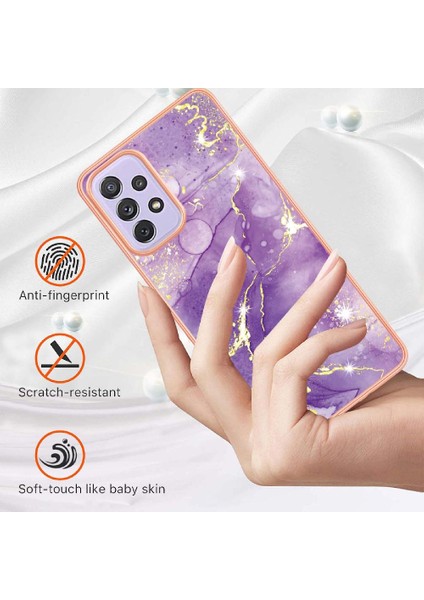 Samsung Galaxy A73 5g Yumuşak Tampon Koruma Mermer Desen Ince (Yurt Dışından) modelleri