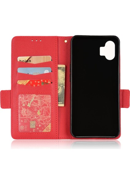 Nothing Telefon Kılıfı 1 Kart Yuvaları Tutucu Yan Toka Cüzdan Pu Deri (Yurt Dışından) fırsatları