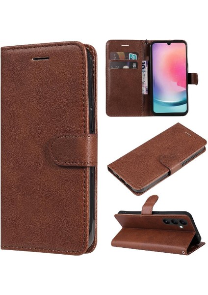 Samsung Galaxy A25 Için Flip Case 5g Iş Cüzdan Telefon Kılıfı ile Yüksek (Yurt Dışından)