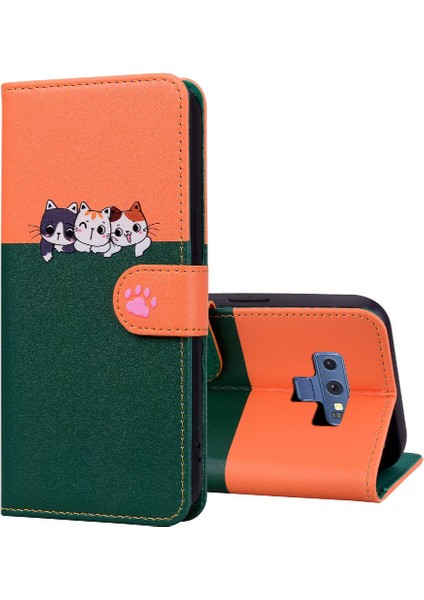 Samsung Galaxy Not 9 Kılıf Için Kılıf Basit Iş Cüzdan Flip (Yurt Dışından)