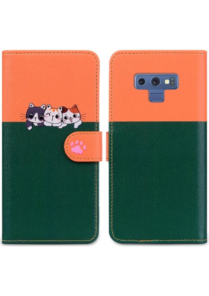 Samsung Galaxy Not 9 Kılıf Için Kılıf Basit Iş Cüzdan Flip (Yurt Dışından) fırsatları