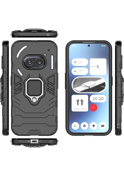 Nothing Telefon 2A 360 &deg; Dönen Halka Darbeye Kapak Askeri Damla (Yurt Dışından)