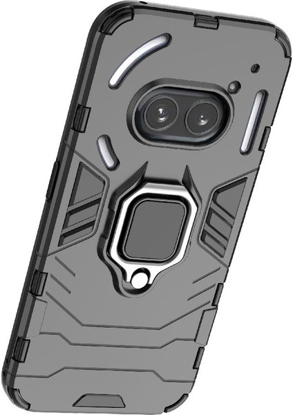 Nothing Telefon 2A 360 &deg; Dönen Halka Darbeye Kapak Askeri Damla (Yurt Dışından)