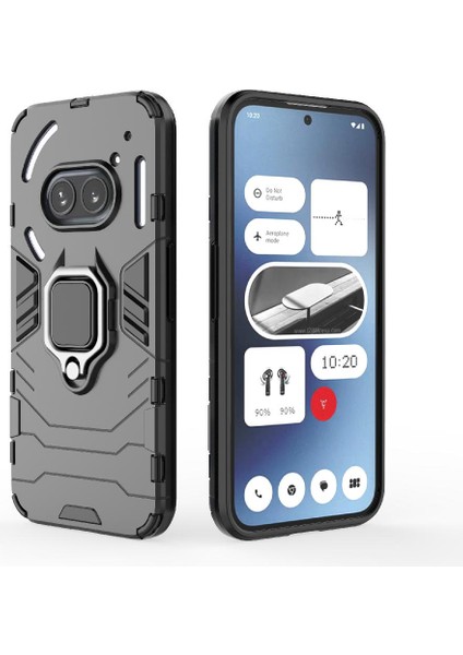 Nothing Telefon 2A 360 &deg; Dönen Halka Darbeye Kapak Askeri Damla (Yurt Dışından)