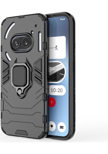 Nothing Telefon 2A 360 &deg; Dönen Halka Darbeye Kapak Askeri Damla (Yurt Dışından)
