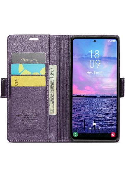 Samsung Galaxy S23 Fe Cüzdan Durumda Kart Yuvası Darbeye Dayanıklı (Yurt Dışından)