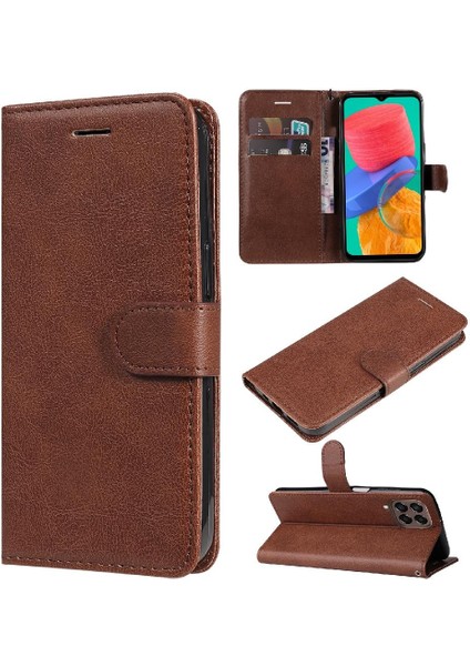 Samsung Galaxy M33 5g Iş Cüzdan Telefon Kılıfı Klasik Için Flip Case (Yurt Dışından)