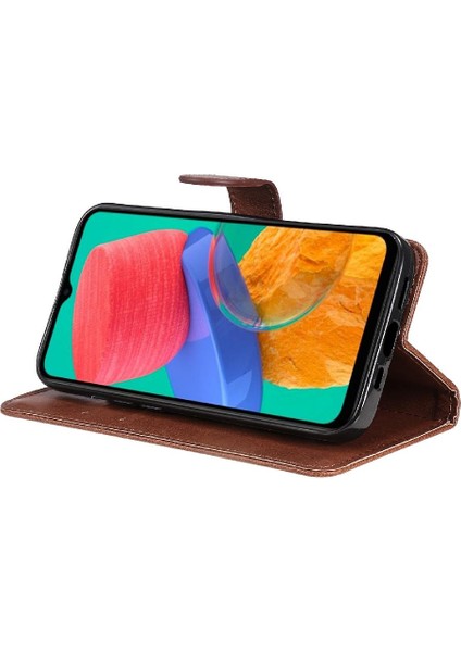 Samsung Galaxy M33 5g Iş Cüzdan Telefon Kılıfı Klasik Için Flip Case (Yurt Dışından)