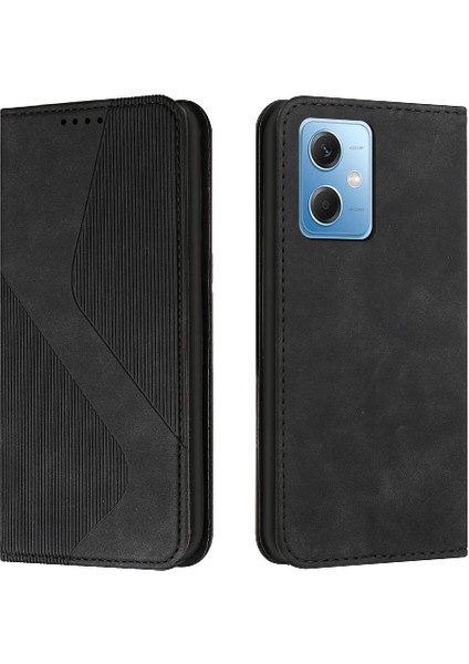 Xiaomi Poco X5 Manyetik Pu Deri Cüzdan Kickstand Kart Yuvaları Için Kılıf (Yurt Dışından)