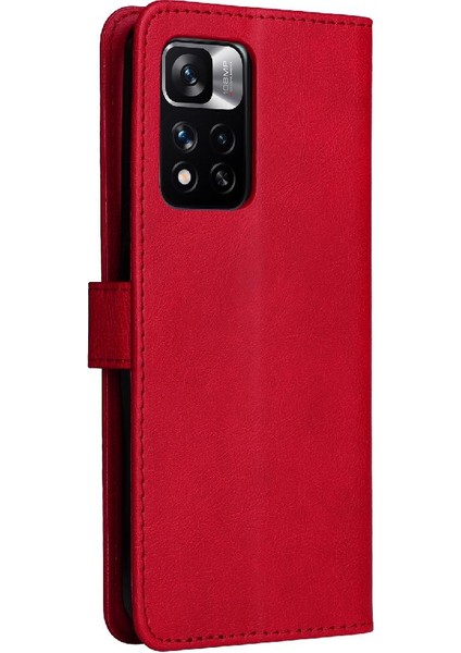 Xiaomi Redmi Not 11 Pro Artı Kart Yuvası Iş Cüzdan ile Flip Case (Yurt Dışından)