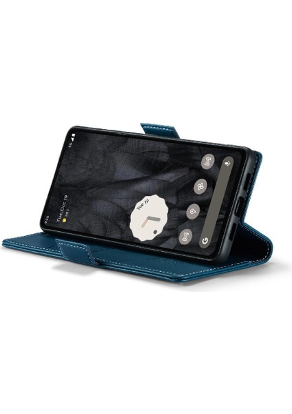 Google Pixel 8 Pro Anti Dolandırıcılık Kickstand Darbeye Dayanıklı Durumda (Yurt Dışından)