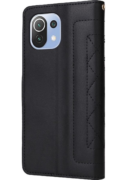Xiaomi 11 Lite Için Flip Case Cüzdan Darbeye Basit Iş Kapak Çevirin (Yurt Dışından) fırsatları