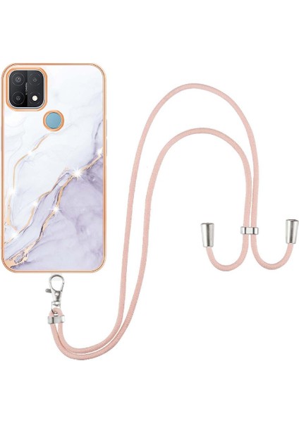 Oppo A15 Için KILIF/A15S Crossbody Kordon Askısı Tampon Mermer Anti-Scratch (Yurt Dışından) fırsatları