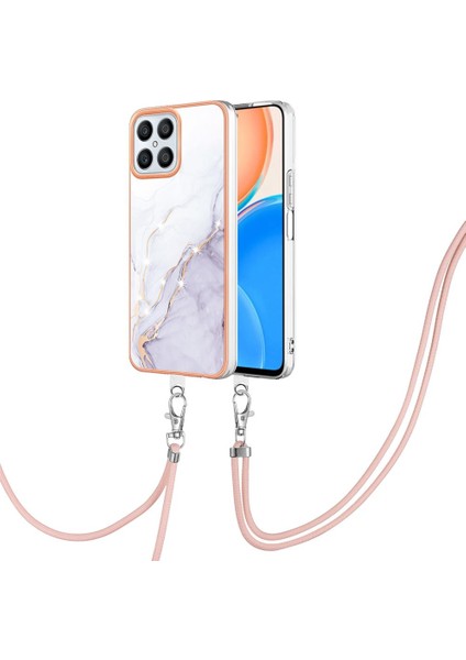Onur X8 4g Anti-Scratch Yumuşak Mermer Crossbody Kordon Askısı Için Kılıf (Yurt Dışından)